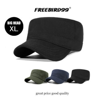 FREEBIRD99 cotton sold color cadet hat for big head