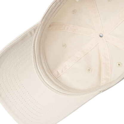 FREEBIRD99 washed dad hat unstructured solid color baseball cap light khaki detail image 02