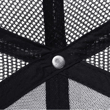 FREEBIRD99 flat brim snapback half mesh cap detail image no.2