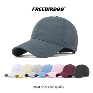 FREEBRID99 quick dry solid color half mesh baseball cap