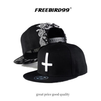 FREEBIRD99 flat billed snapback adjustable hat w34