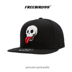 FREEBIRD99 flat billed adjustable snapback hat w40
