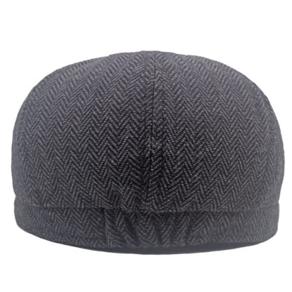 FREEBIRD99 newsboy herringbone cap 060 dark grey 02